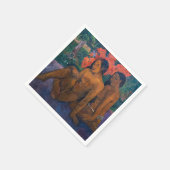 Paul Gauguin – とその体の金ゴールド スタンダードカクテルナプキン (角)