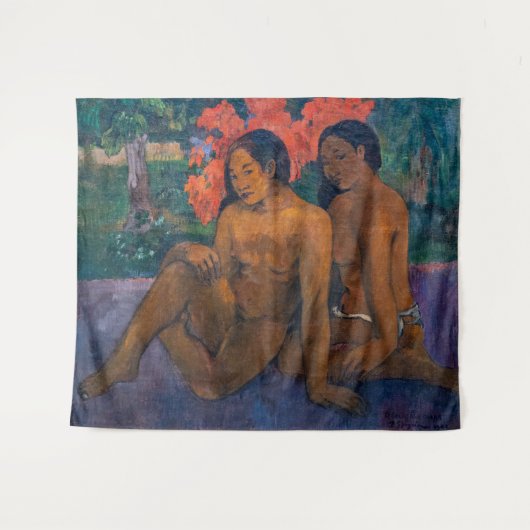 Paul Gauguin – とその体の金ゴールド タペストリー (正面(横))