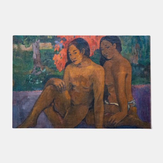 Paul Gauguin – とその体の金ゴールド ドアマット (正面)