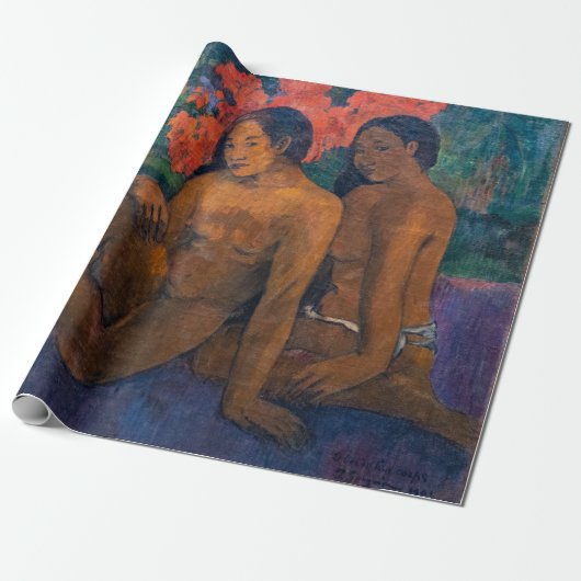 Paul Gauguin – とその体の金ゴールド ラッピングペーパー (アンロールド)