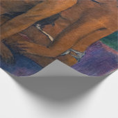 Paul Gauguin – とその体の金ゴールド ラッピングペーパー (角)