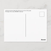 Paul Gauguin – イエローキリストの自画像 ポストカード (裏面)