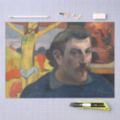 Paul Gauguin – イエローキリストの自画像 薄葉紙 (クラフト)