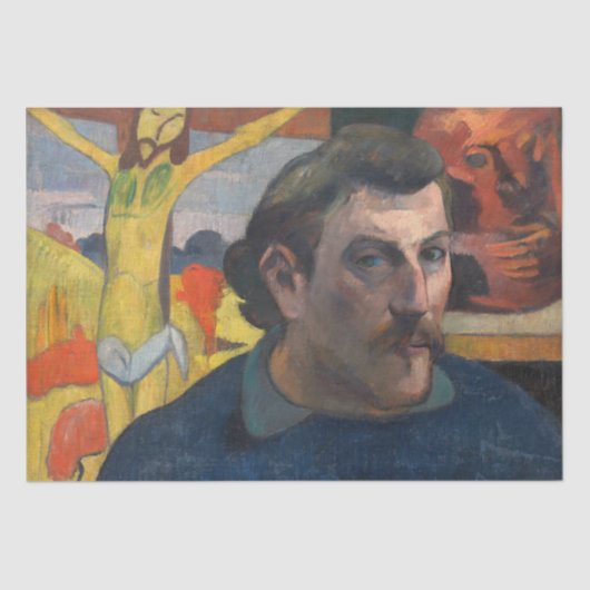 Paul Gauguin – イエローキリストの自画像 薄葉紙 (正面)