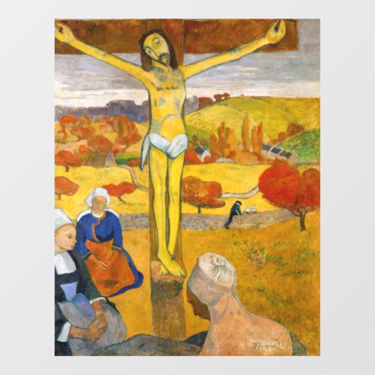 Paul Gauguin – イエローキリスト ウィンドウサイン (シート)