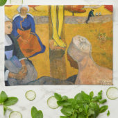 Paul Gauguin – イエローキリスト キッチンタオル (折り畳み)