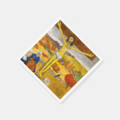 Paul Gauguin – イエローキリスト スタンダードカクテルナプキン (角)