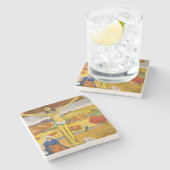 Paul Gauguin – イエローキリスト ストーンコースター (横)