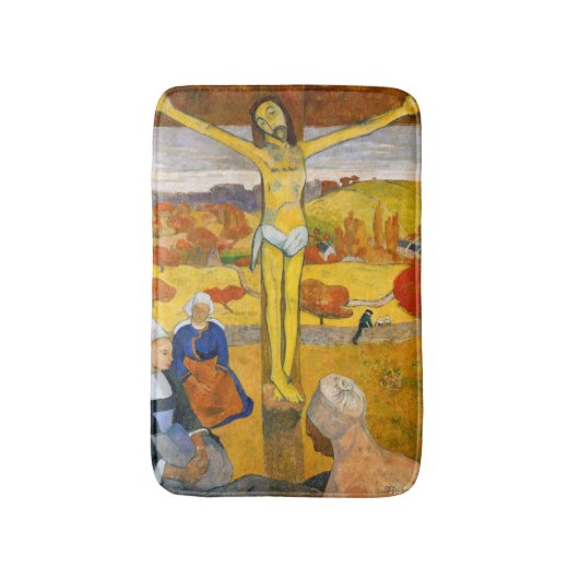 Paul Gauguin – イエローキリスト バスマット (正面縦)