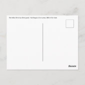 Paul Gauguin – イエローキリスト ポストカード (裏面)