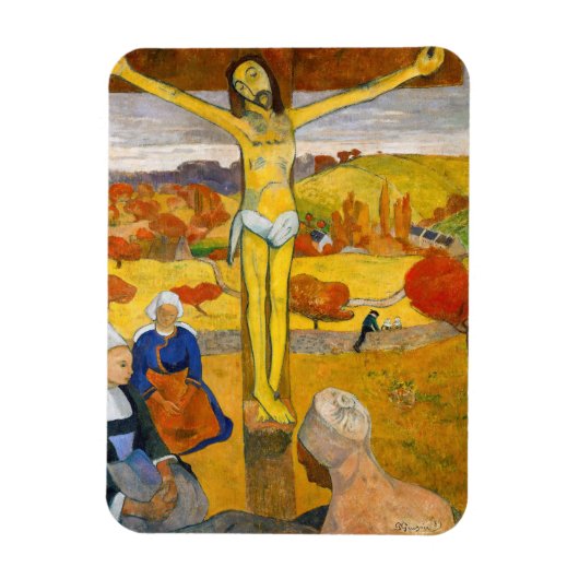 Paul Gauguin – イエローキリスト マグネット (縦)