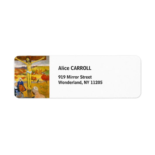 Paul Gauguin – イエローキリスト ラベル (正面)