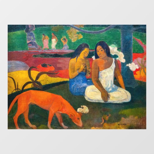 Paul Gauguin – エリアエリア/赤い犬 ウィンドウサイン (シート)