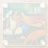 Paul Gauguin – エリアエリア/赤い犬 ガラスコースター (裏面)