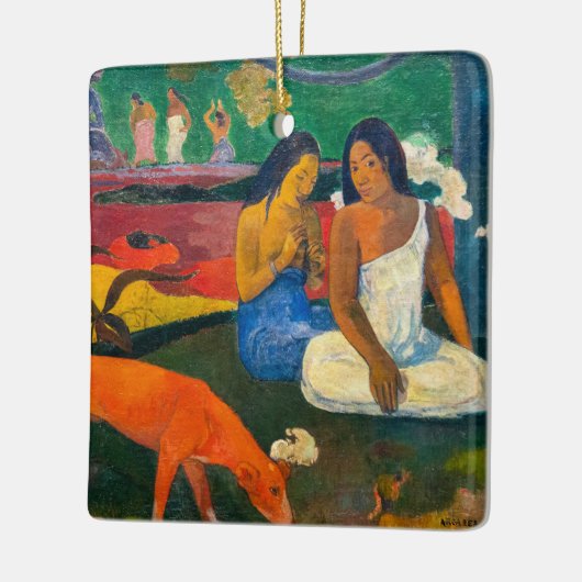 Paul Gauguin – エリアエリア/赤い犬 セラミックオーナメント (左)