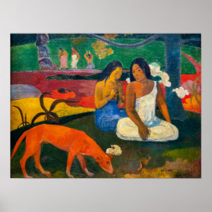Paul Gauguin – エリアエリア/赤い犬 ポスター
