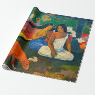 Paul Gauguin – エリアエリア/赤い犬 ラッピングペーパー