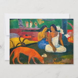 Paul Gauguin – エリアエリア/赤い犬 招待状