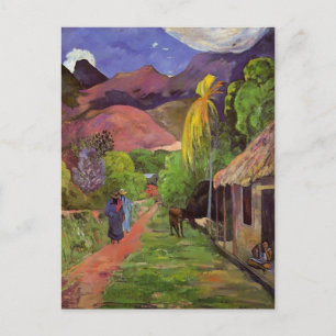 Paul Gauguin – タヒチのロード ポストカード