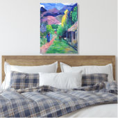 Paul Gauguin – タヒチの通り キャンバスプリント (インサイチュ (寝室))