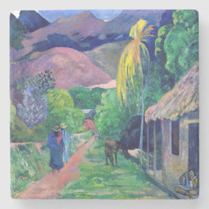 Paul Gauguin – タヒチの通り ストーンコースター