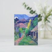 Paul Gauguin – タヒチの通り ポストカード (スタンド正面)