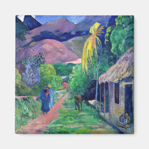 Paul Gauguin – タヒチの通り マグネット