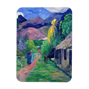 Paul Gauguin – タヒチの通り マグネット
