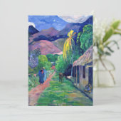 Paul Gauguin – タヒチの通り 招待状 (スタンド正面)