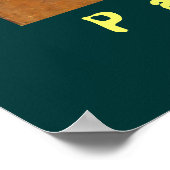 Paul Gauguin:タヒチ彫刻 ポスター (角)