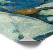 Paul Gauguin – ティーポットとフルーツを使った静物詩 ポスター (角)