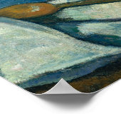 Paul Gauguin – ティーポットとフルーツを使った静物詩 ポスター (角)