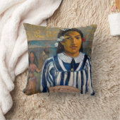 Paul Gauguin – テハマナの祖先 クッション (ブランケット)