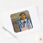 Paul Gauguin – テハマナの祖先 スクエアシール (封筒)