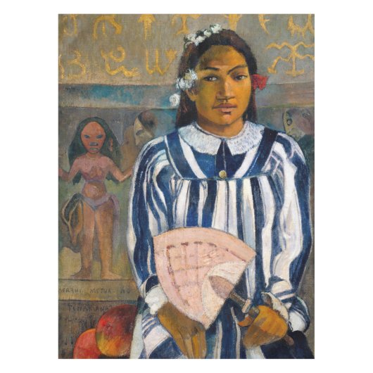Paul Gauguin – テハマナの祖先 テーブルクロス (正面)