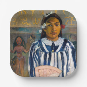 Paul Gauguin – テハマナの祖先 ペーパープレート