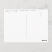 Paul Gauguin – テハマナの祖先 ポストカード (裏面)