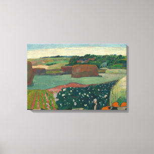 Paul Gauguin – ブリタニーのハイスタック キャンバスプリント