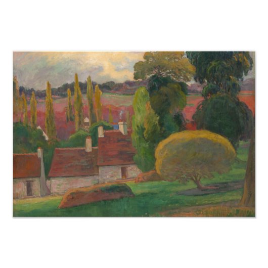 Paul Gauguin – ブリタニーの農場 フォトプリント (正面)