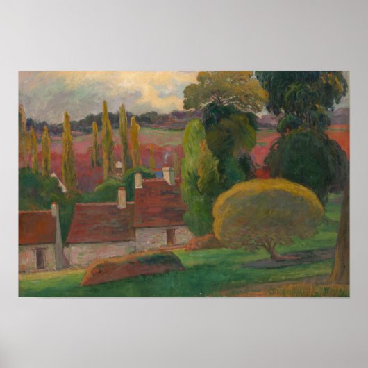 Paul Gauguin – ブリタニーの農場 ポスター (正面)
