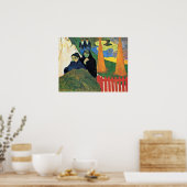 Paul Gauguin – メイドが庭を通る ポスター (キッチン)