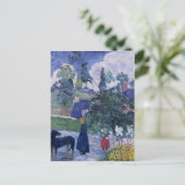 Paul Gauguin -ユリの中 ポストカード (スタンド正面)