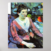 Paul Gauguin – 女性のポートレート ポスター (正面)