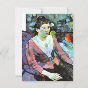 Paul Gauguin – 女性のポートレート ポストカード