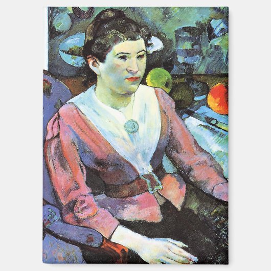 Paul Gauguin – 女性のポートレート マグネット (正面)