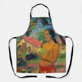 Paul Gauguin – 果実を持つ女性 エプロン (正面)