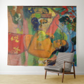 Paul Gauguin – 果実を持つ女性 タペストリー (インサイチュ(横))