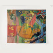 Paul Gauguin – 果実を持つ女性 タペストリー (正面(横))