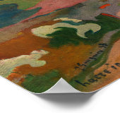 Paul Gauguin – 果実を持つ女性 ポスター (角)