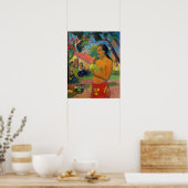 Paul Gauguin – 果実を持つ女性 ポスター (キッチン)